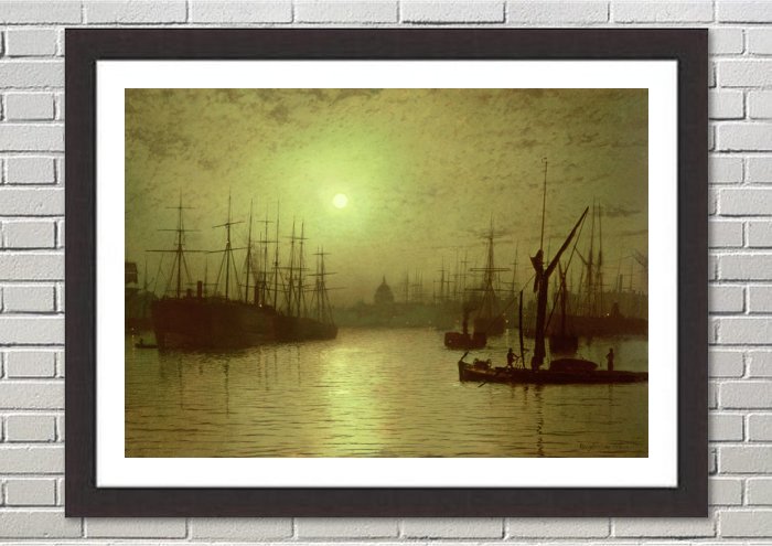 Nightfall On The Thames